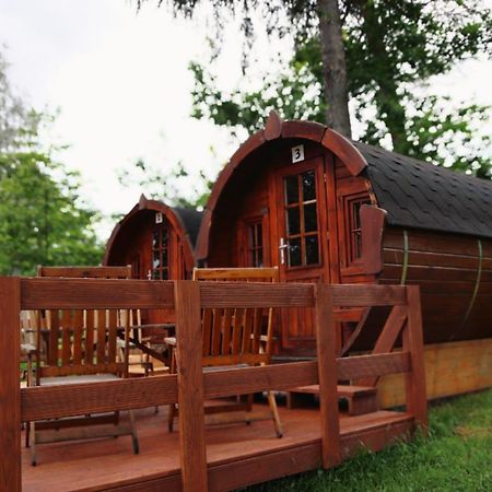 Langenbernsdorf Campingplatz Koberbachtalsperre - Campingfass Mieten מראה חיצוני תמונה