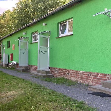 Langenbernsdorf Campingplatz Koberbachtalsperre - Campingfass Mieten מראה חיצוני תמונה