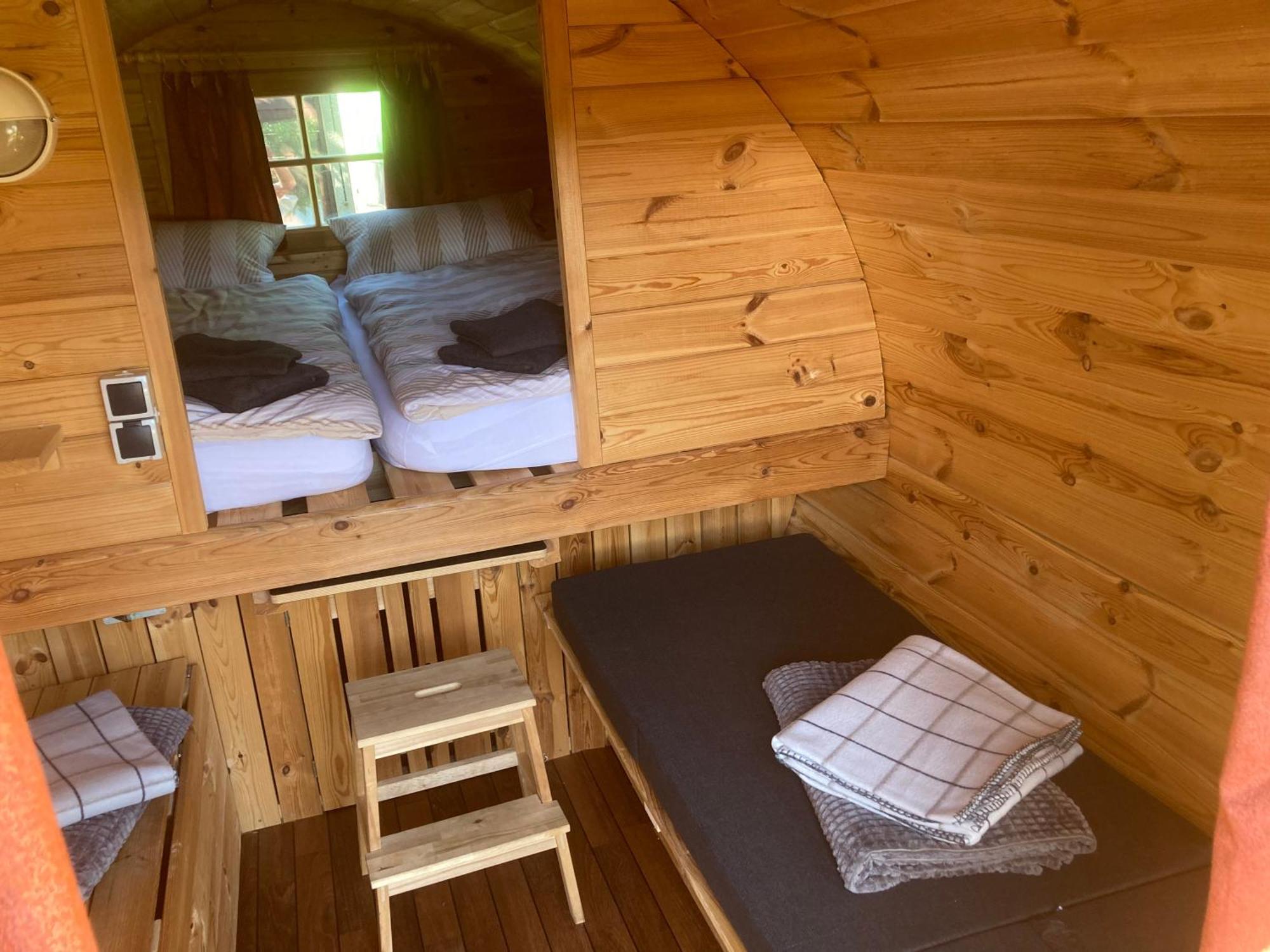 Langenbernsdorf Campingplatz Koberbachtalsperre - Campingfass Mieten מראה חיצוני תמונה